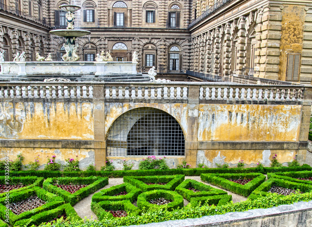 Boboli Gardens, summer colors of Florence