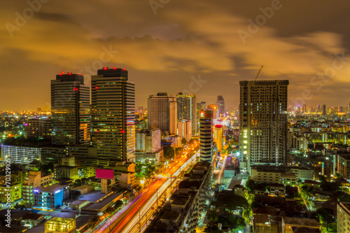 Skyline in Bangkok.