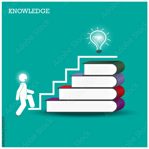 Knowledge and learning concept.