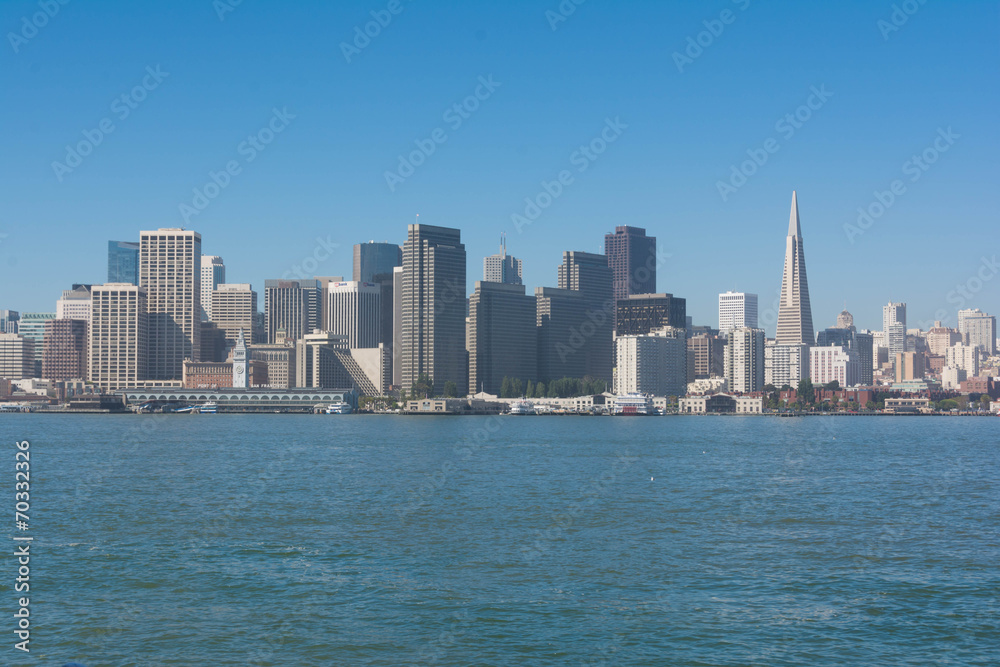 The skyline of San Francisco The skyline of San Francisco