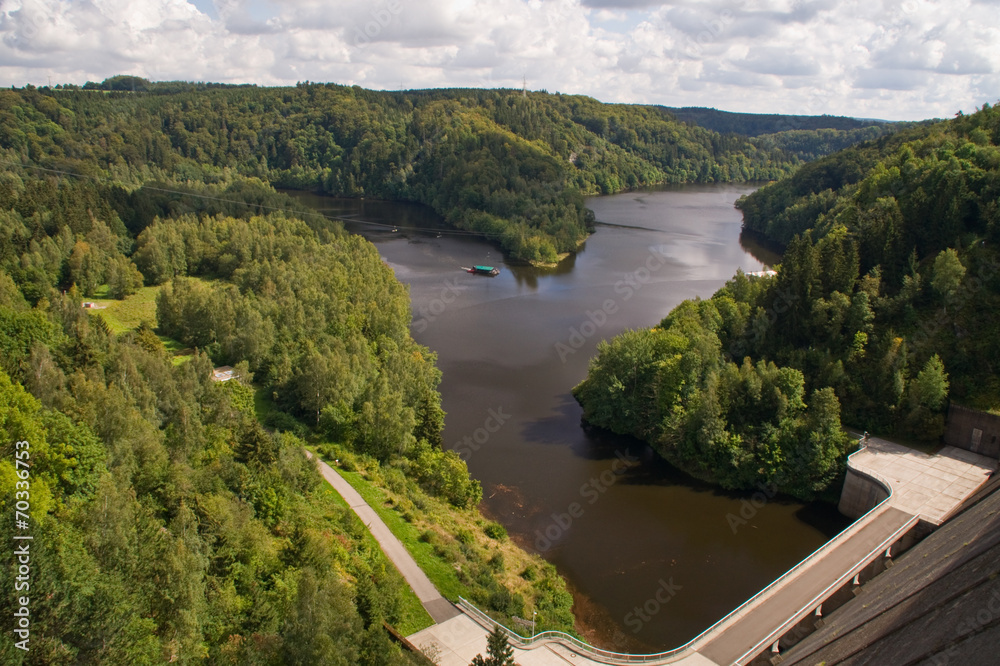 Fototapeta premium Rappbode-Talsperre im Harz