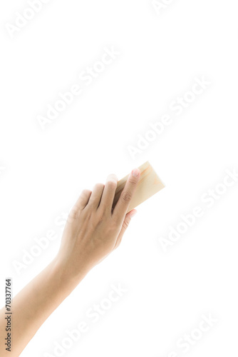 Eraser  board  in hand