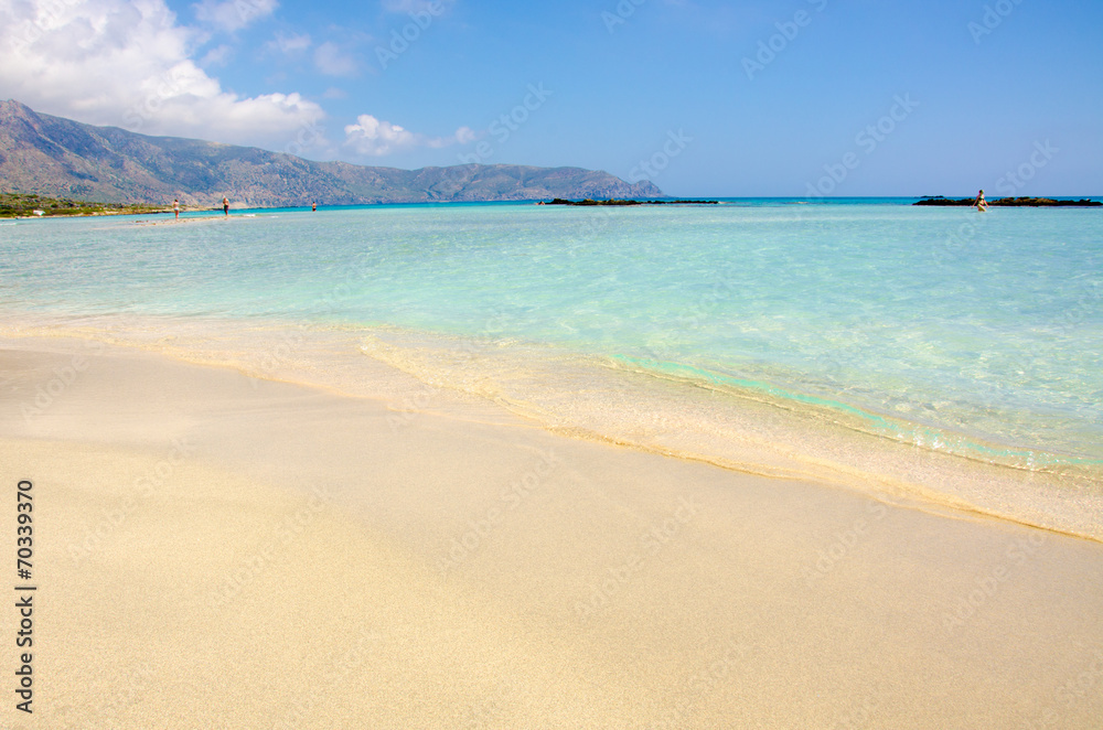 Crete beach Elafonisi 
