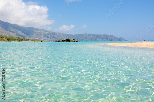 Crete beach Elafonisi 