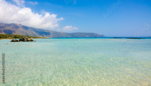 Crete beach Elafonisi 