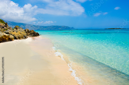 Obraz na plátně Crete beach Elafonisi