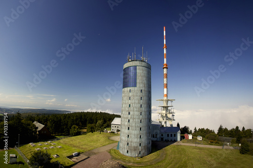 Blick auf den Inselsberg im Thüringer Wald photo