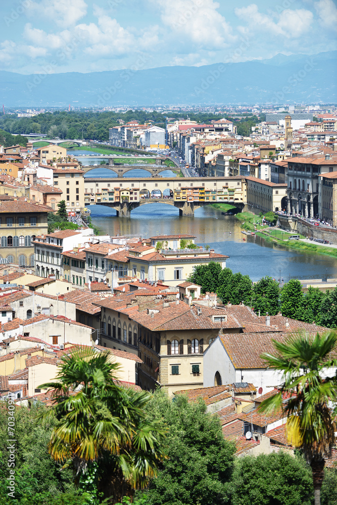 Vista di Firenze e Pontevecchio