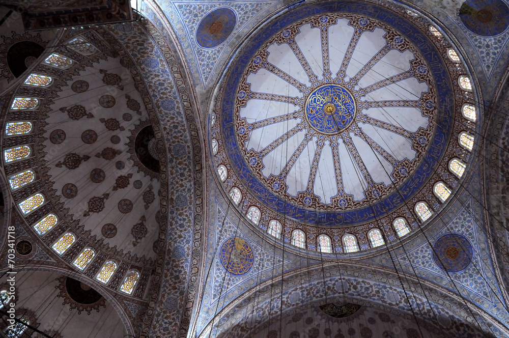 Fragment of Blue Mosque Interior