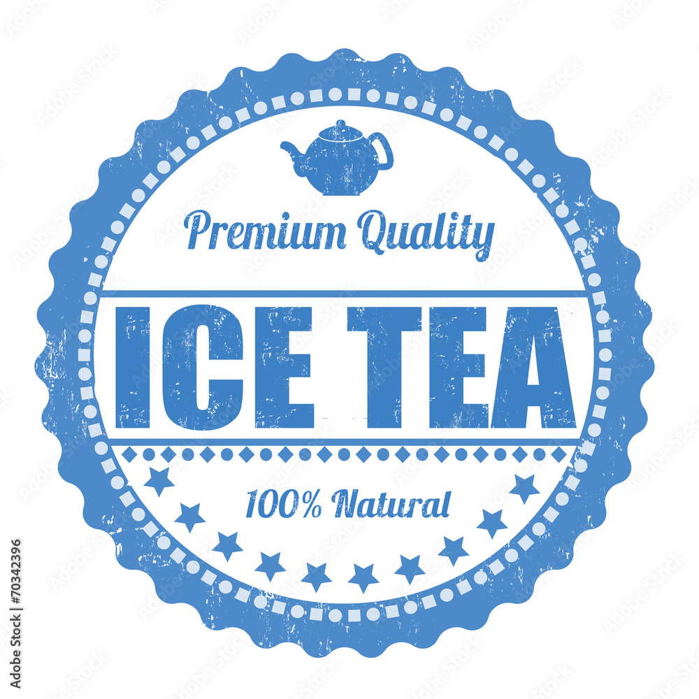 Ice tea stamp