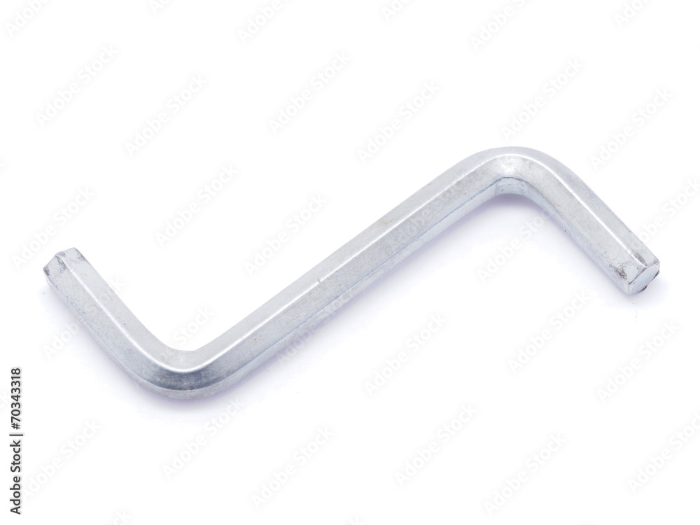 Hex tool on a white background Hex tool on a white background