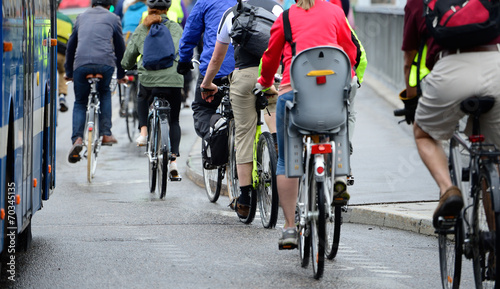 Bike crowd