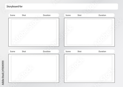 storyboard template x4