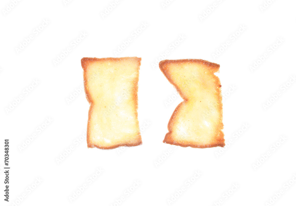 toast on white toast on white
