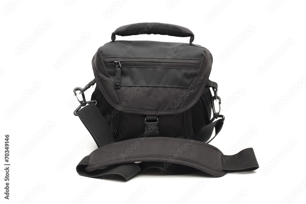 Naklejka premium torba na białym tle