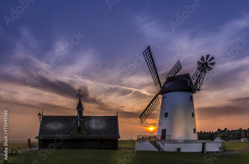Lytham Windmill at Sunset