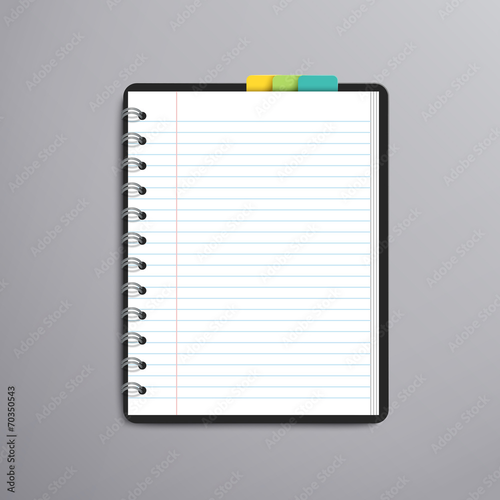 open blank lined notebook open blank lined notebook