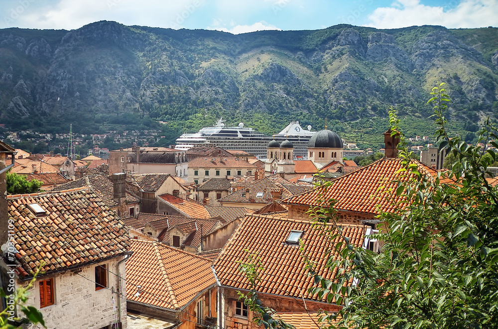 view of Kotor, Montenegro