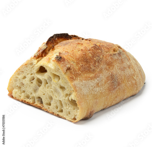 White crusty bread