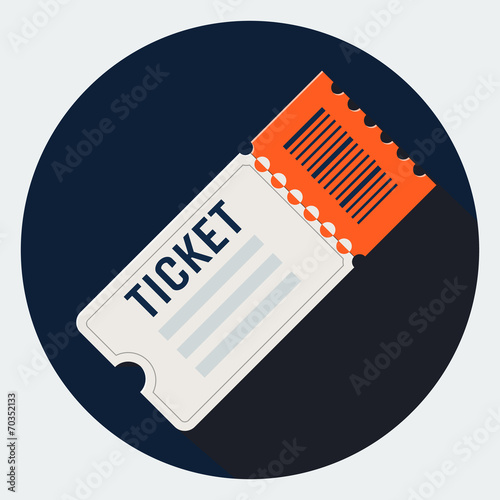 Vector ticket icon