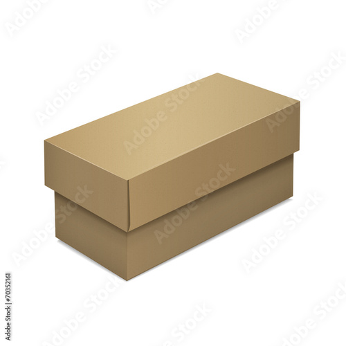 blank cardboard box