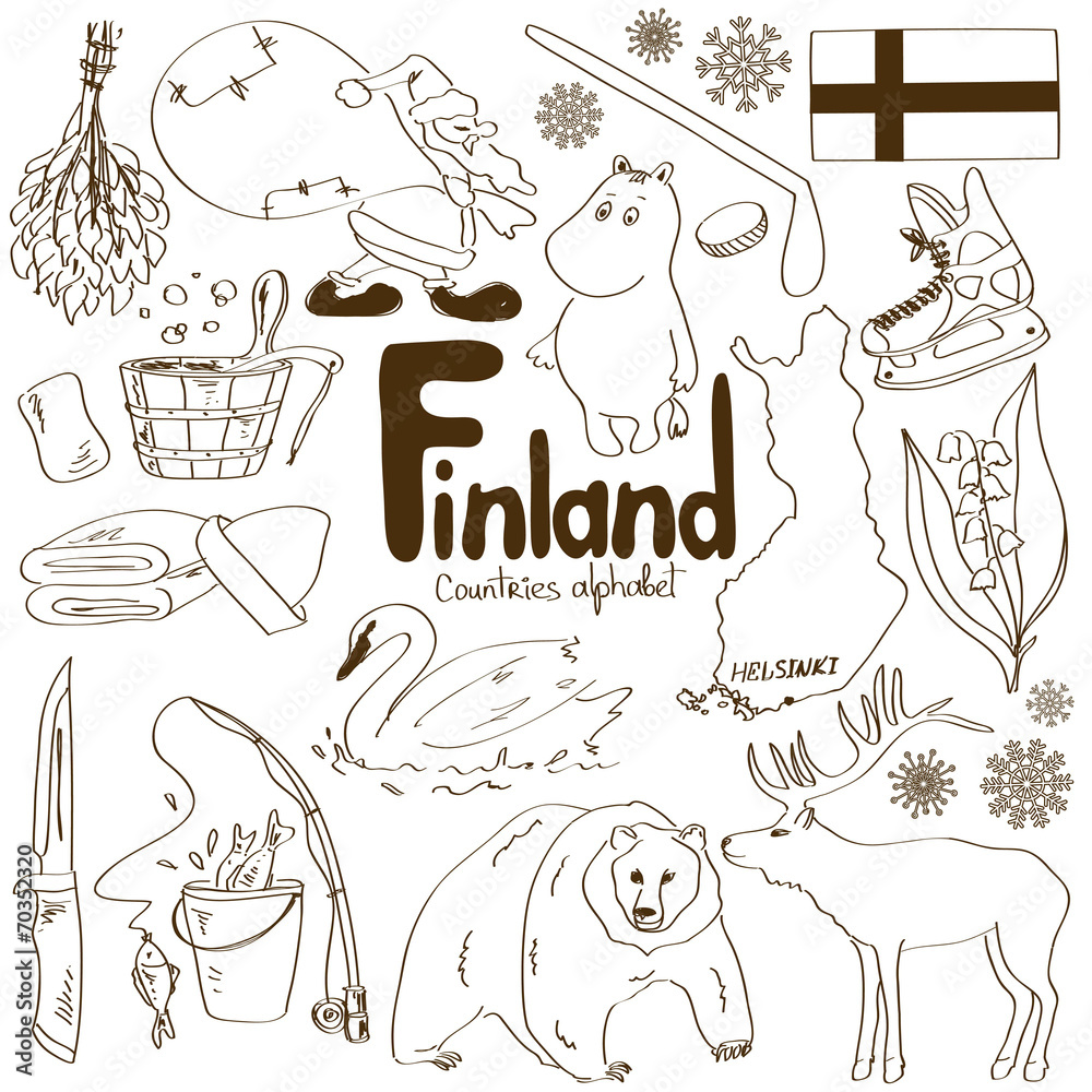 Collection of Finland icons