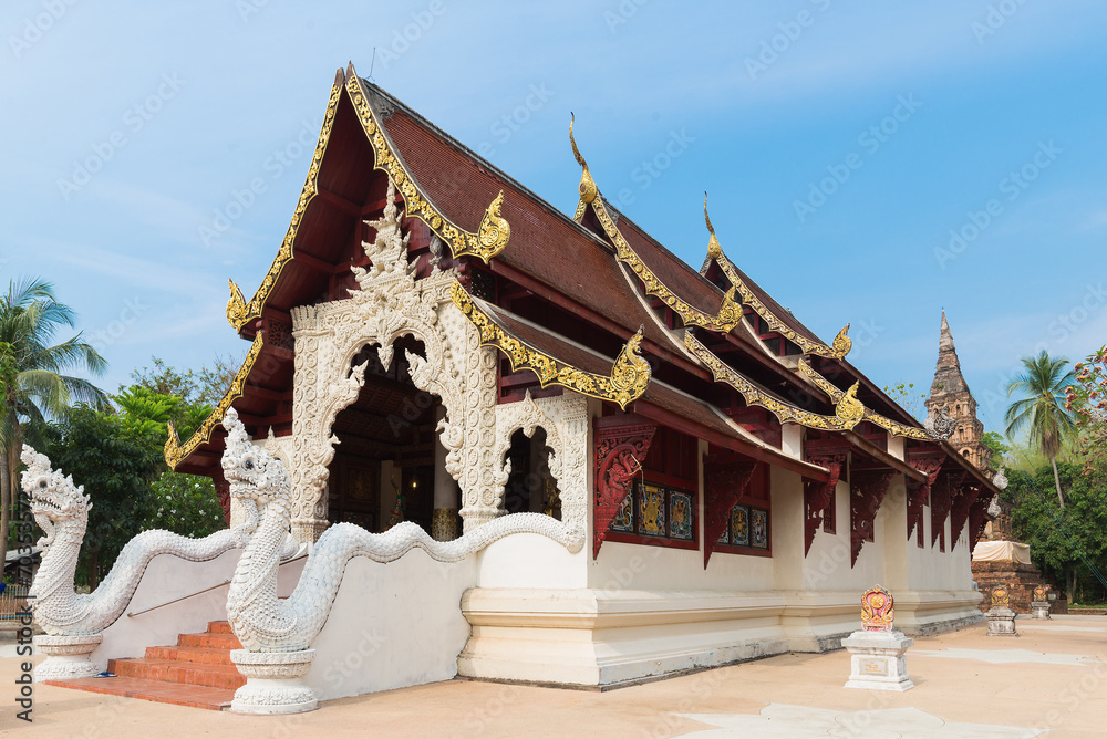 Beautiful Thai Temple Wat Phaya Wat, Nan, Thailand