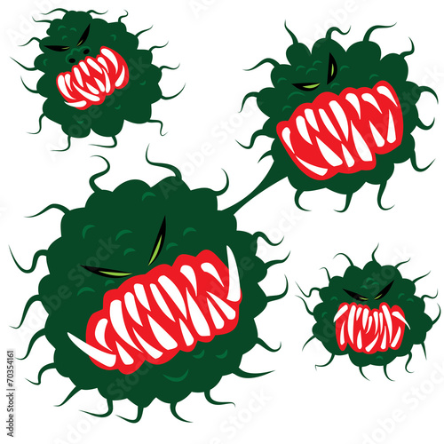 germs virus  bacteria