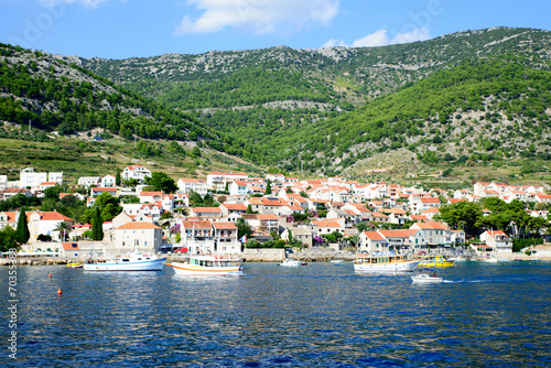 view of the sea in Croatia