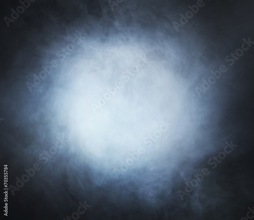 Smoke texture on a blank black background