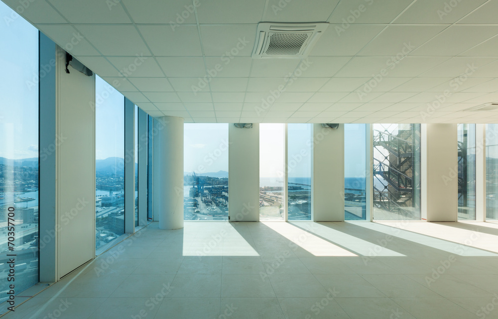 Interior, empty building Interior, empty building