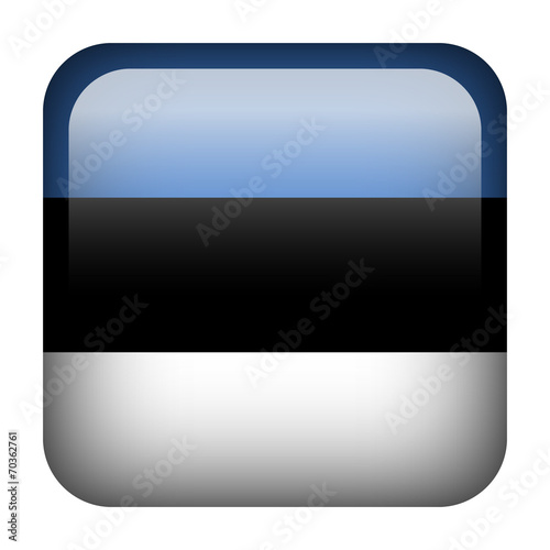 Free Download Estonia square flag button - GFXLoad