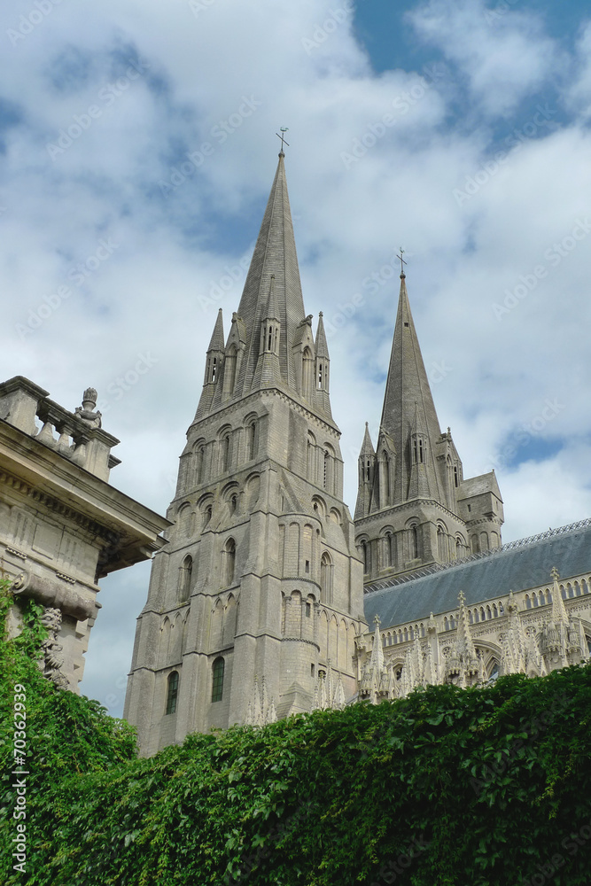 Fototapeta premium flèches cathédrale de Bayeux