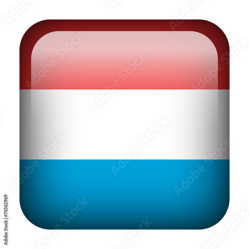 Free Download Luxembourg square flag button - GFXLoad