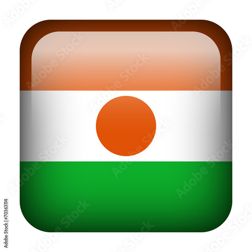 Free Download Niger square flag button - GFXLoad