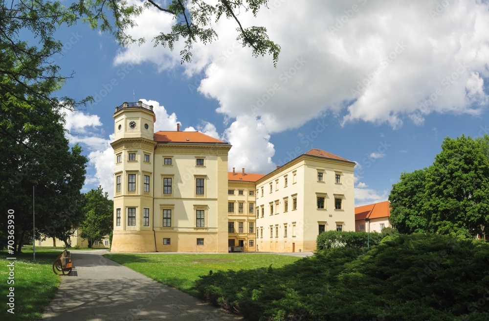 palace in Straznice in Moravia in Czech republic