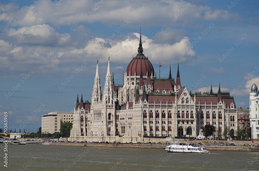 Parliament in Budapest the capital of Hungary