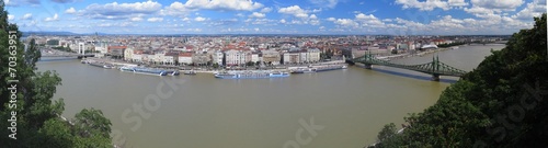 Danube in Budapest - the capital of Hungary