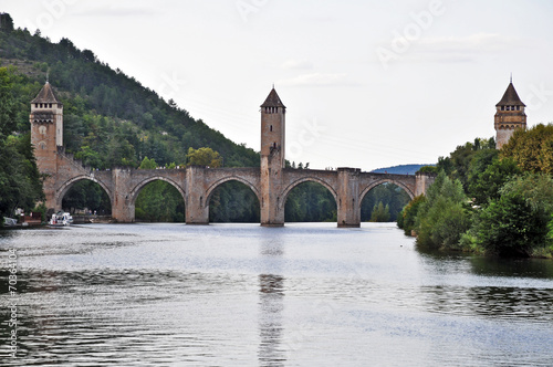 Cahors,  il ponte Valentre' - Midi Pirenei