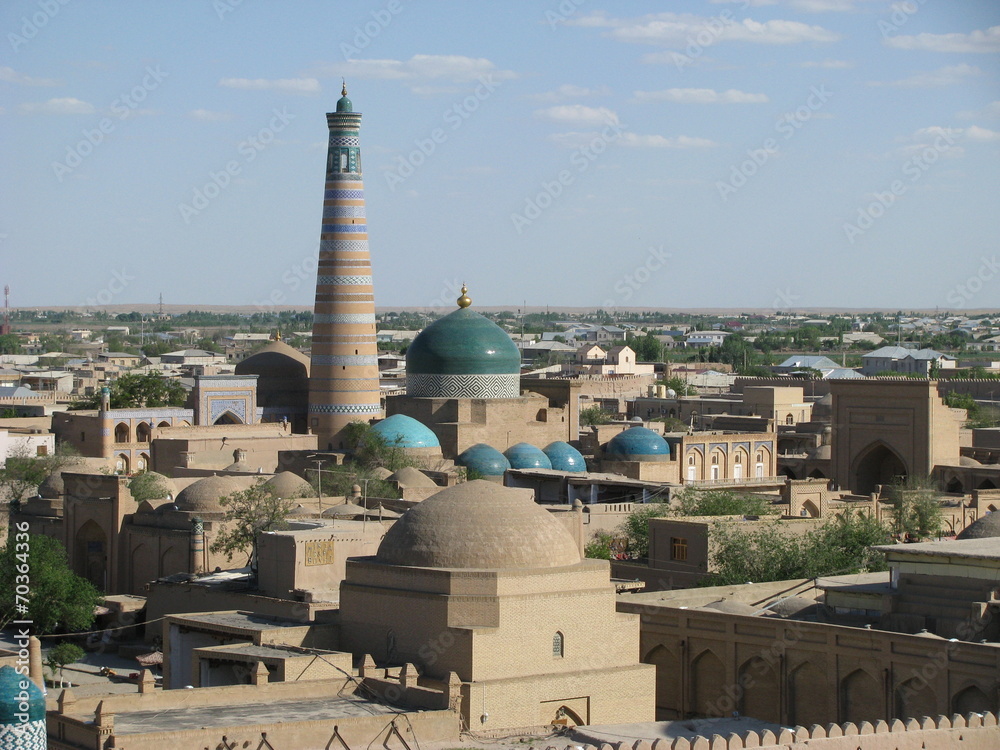 The old city of Khiva, Uzbekistan