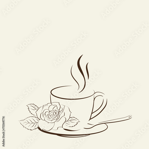 Cup of coffee.