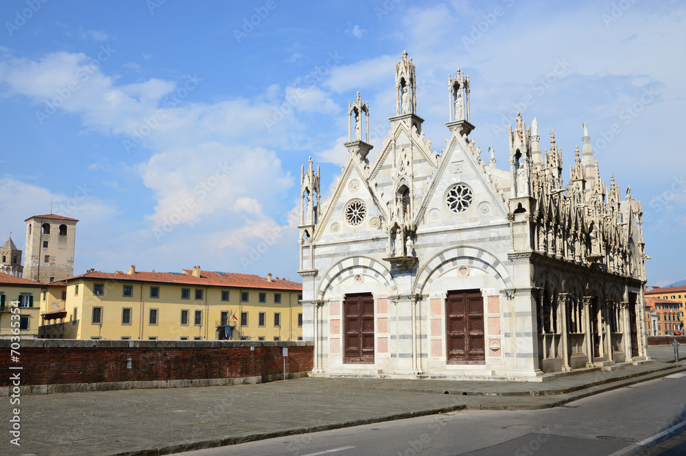 Chiesa di Santa Maria della Spina in Pisa, Italy.
