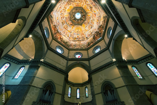 Quadro em tela Dome of Basilica of Santa Maria del Fiore, Florence, Italy