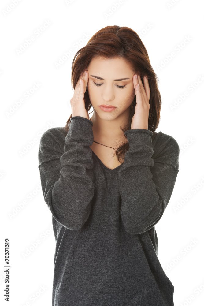 Worried woman Worried woman