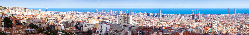 Top panoramic kind of Barcelona