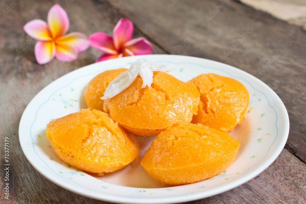 Sugarpalm cake with coconut. Sugarpalm cake with coconut.