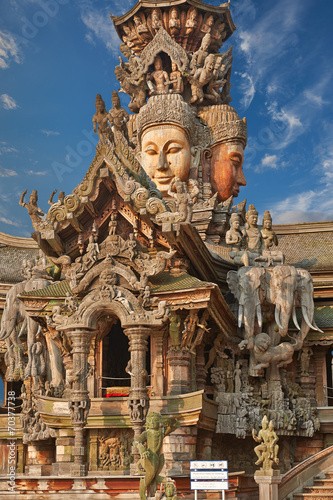 Sanctuary of Truth, Pattaya, Thailand. © jura_taranik