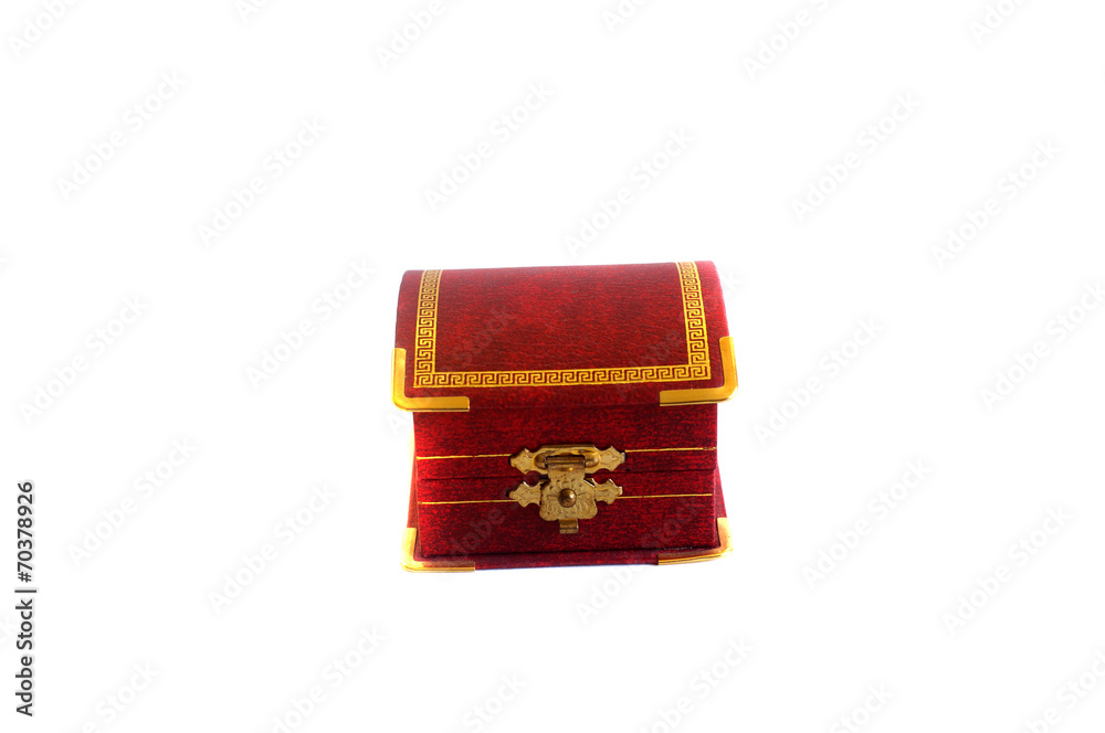 Red and gold casket Red and gold casket