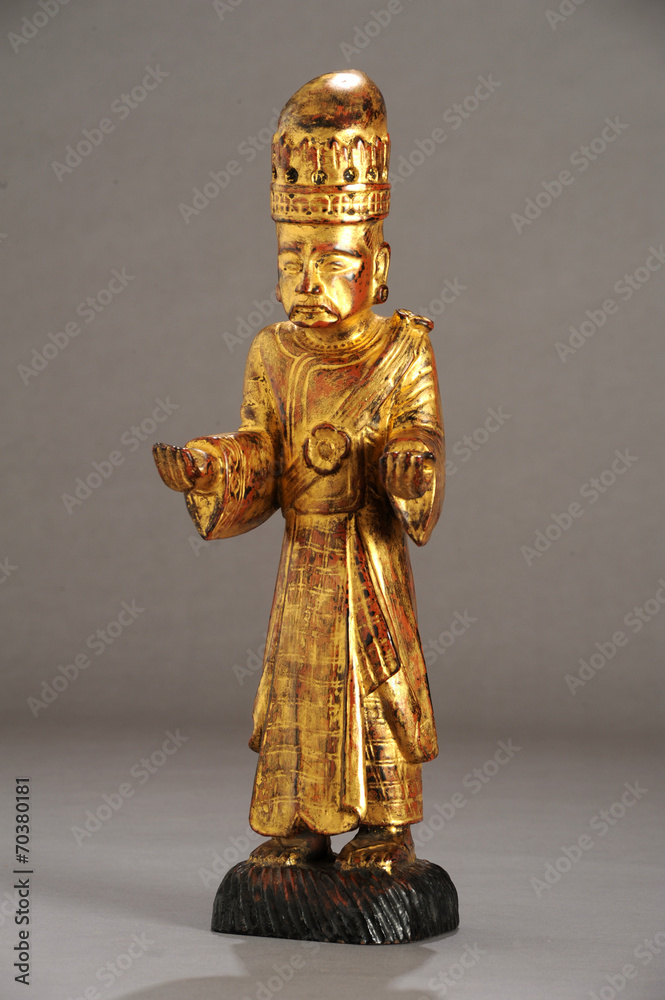 Golden burmese statue