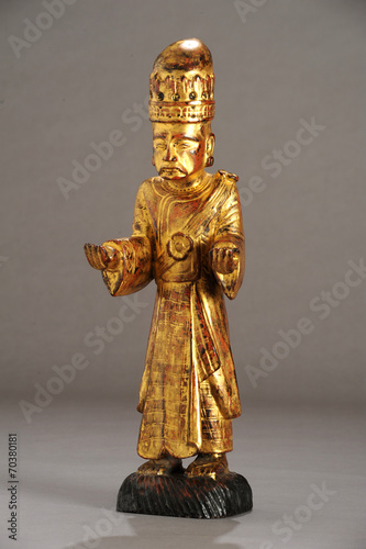 Golden burmese statue